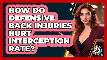How Do Defensive Back Injuries Hurt Interception Rate? - Gridiron Data Digest