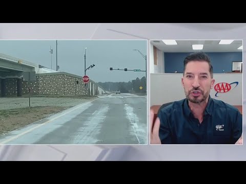 Tips on navigating icy roads - YouTube