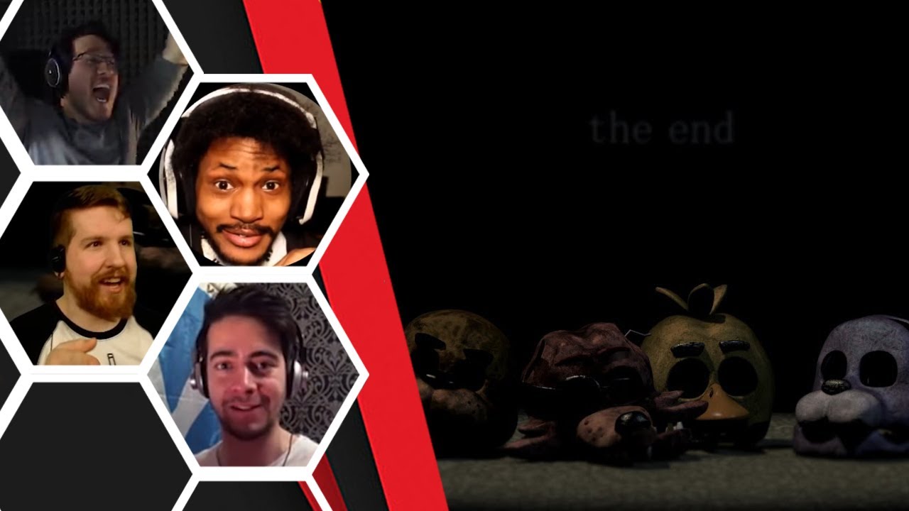 Lets Player's Reaction To The FNAF 3 Good Ending - Five Nights At Freddy's 3