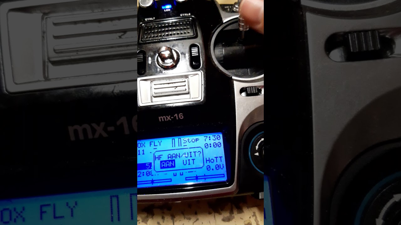 Hott mx 16 throttle timer setup