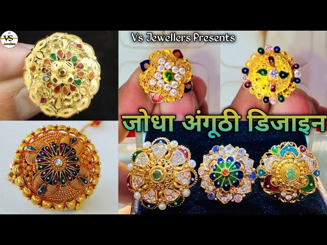 Ladies Rings | Gold Plated Rings for Women | Jadau Rings