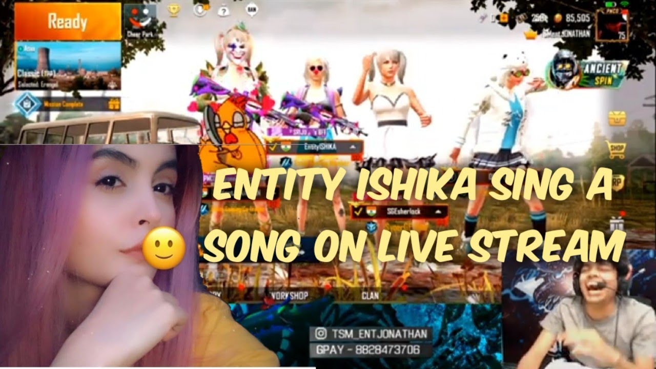 ENTITY ISHIKA SING SONG ON LIVE STREAM Ft Jonathan,Viru