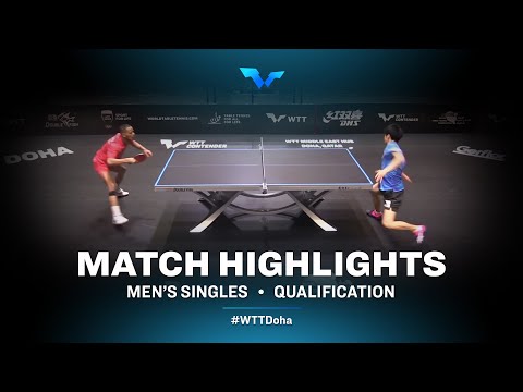 Yuta Tanaka vs Alexandre Cassin | WTT Contender Doha 2021 | Men's Singles | QUAL Highlights