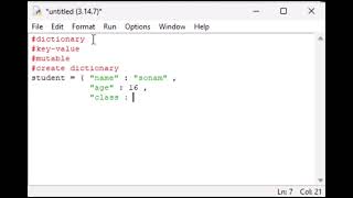 🔥🔥Dictionary in python  ||  Creation of Dictionary in python programming 