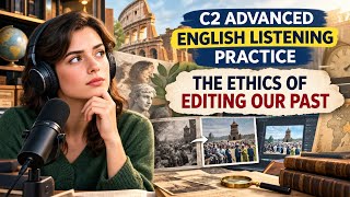 C2 Advanced English Listening Practice | The Ethics of Editing Our Past | Pod Zone
