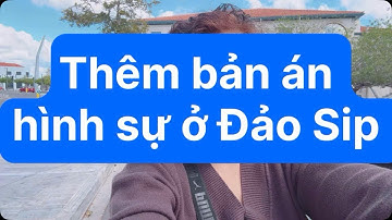 Thêm 1 bản án hình sự ở Đảo Sip #hoangkimdung #tintuc 