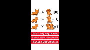 Cat & Dog LIVE Math Puzzle — Crack the IQ Riddle in Real Time!