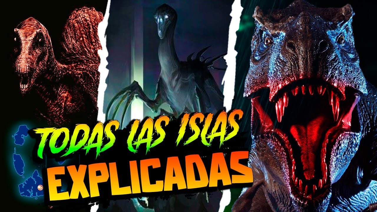 TODAS las ISLAS de JURASSIC PARK y JURASSIC WORLD EXPLICADAS 🦖