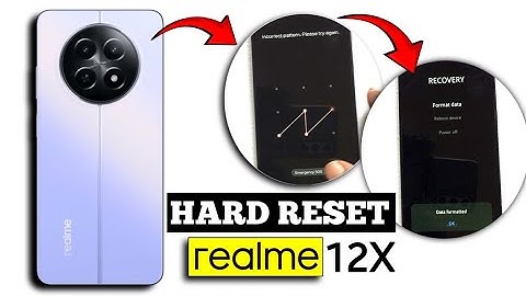 Realme 12x 5G Hard Reset | Unlock Pattern/Pin Lock | Factory Reset Without PC (2025)