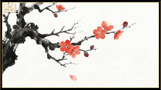 Sumi-e Ink Art for Deep Work 4K 🎋 1 Hour No Music | Silent Focus Background | Japanese Painting