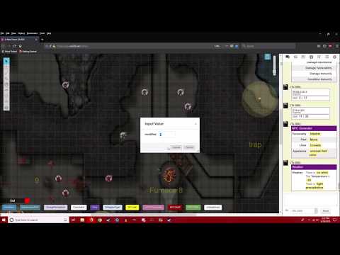 Roll20: Dungeon Master Macros