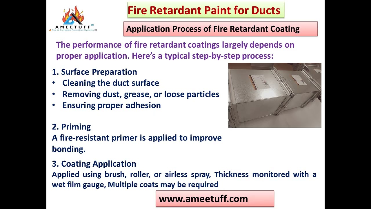 Benefits of Fire Retardant Coating for Ducts