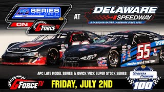 APC Late Model series on GForceTV from Delaware Speedway