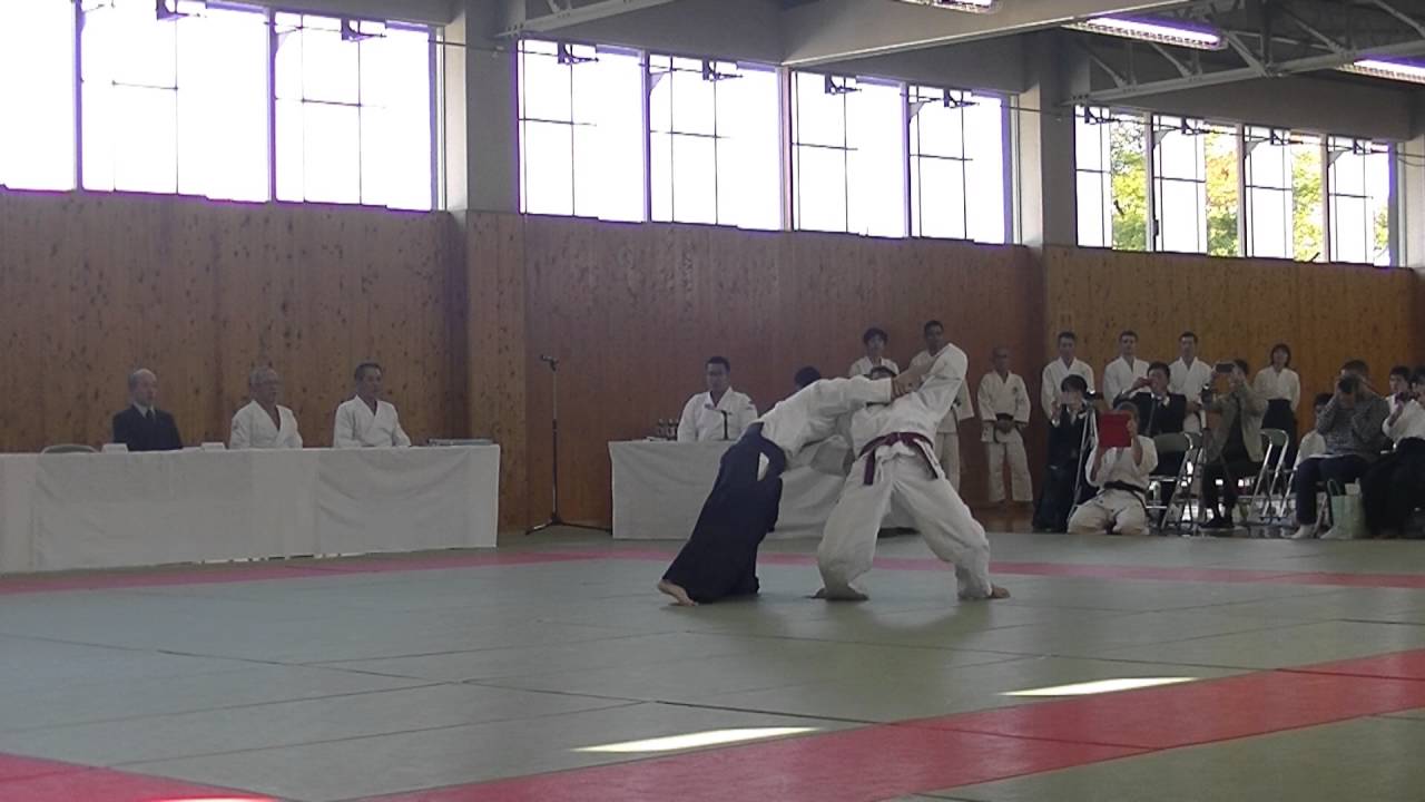 模範演武　合気道養神館本部道場長  千野進