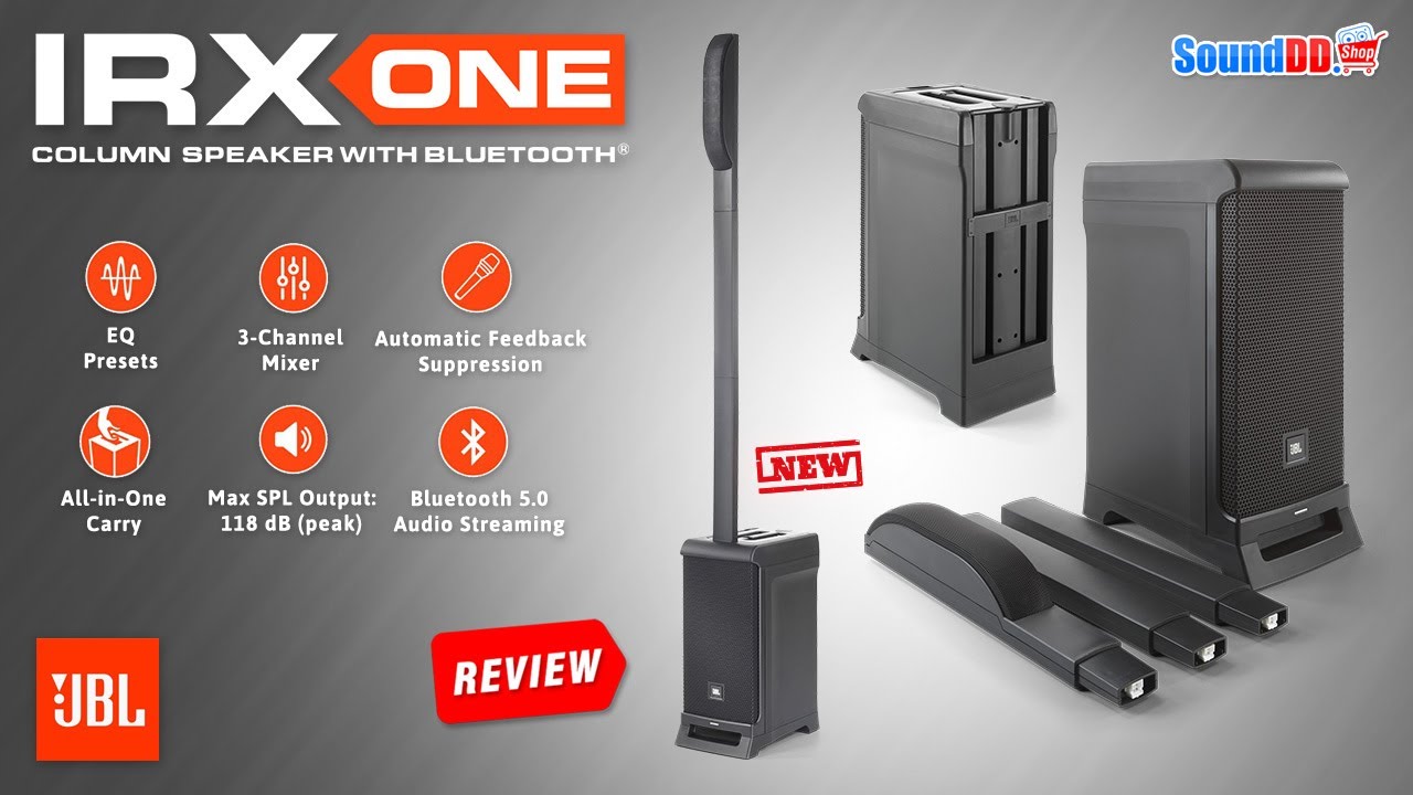 พารีวิวทดสอบเสียงกับลำโพงน้องใหม่ล่าสุด! JBL IRX ONE Active Column All-in-One กำลังขับสูงถึง 1300W