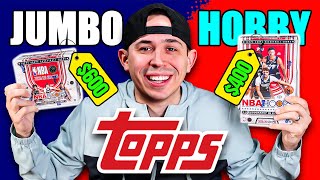 I Opened The FIRST EVER Topps Hoops Basketball On Release Day! 🤯 *Hobby vs Jumbo!*