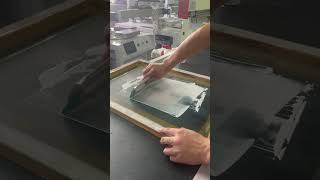 Screen printing glass process玻璃手工丝网印刷