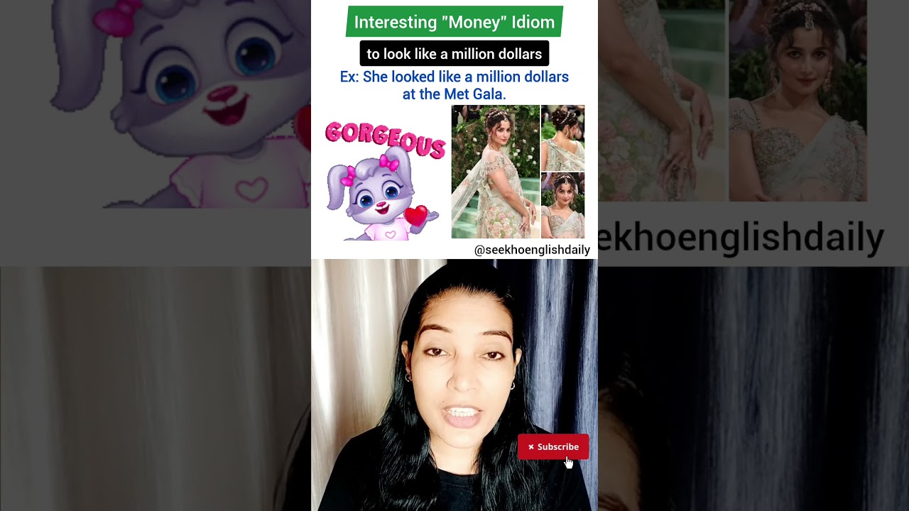 Money Idiom-Look Like a Million Dollars💸 