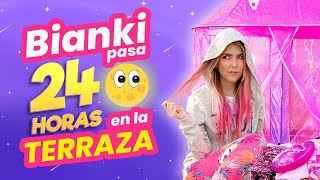 BIANKI PASA 24 HRS en SU TERRAZA y UN STALCKER  la OBSERVA!! 👀 || Bianki Place ♡