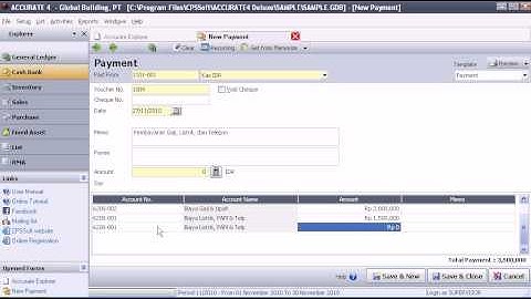 Input Other Payment di ACCURATE Accounting Software
