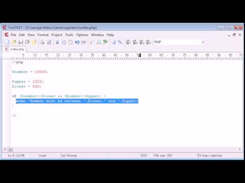 Beginner PHP Tutorial   23   Logical Operators