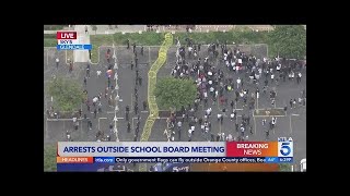 Fights break out outside Glendale school board meeting on Pride curriculum