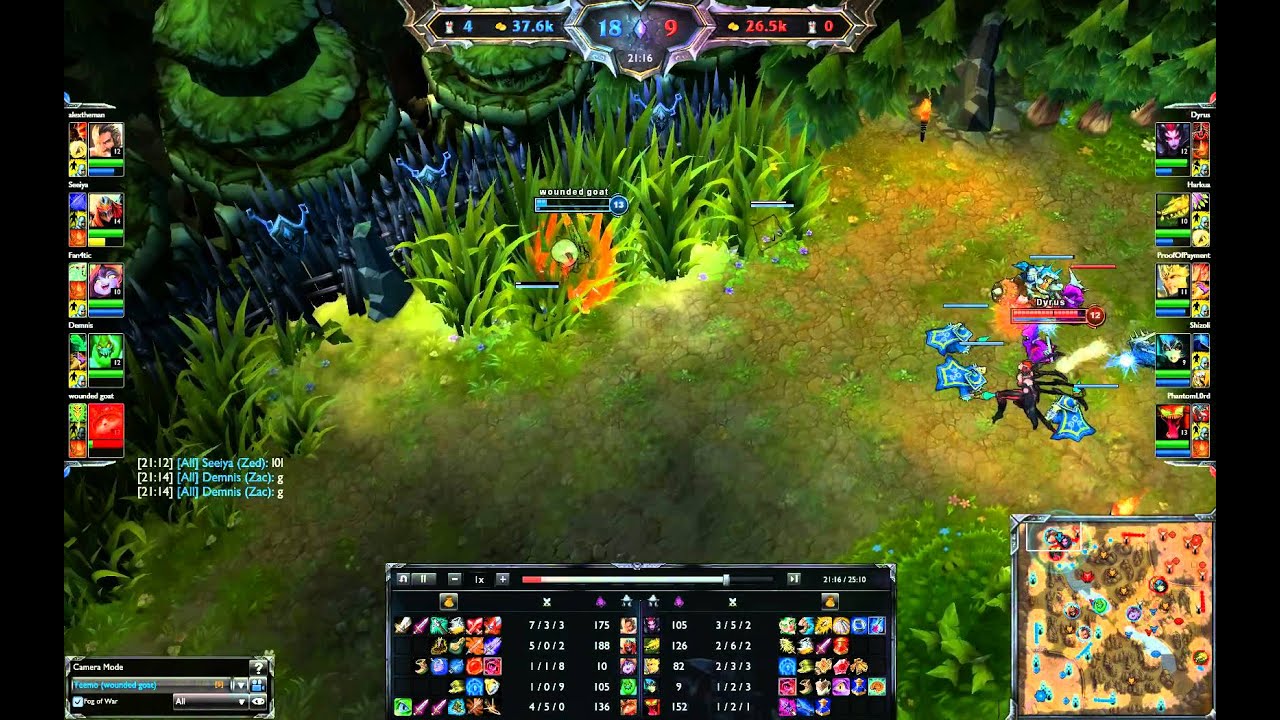 Teemo Vs Dyrus And Phantoml0rd