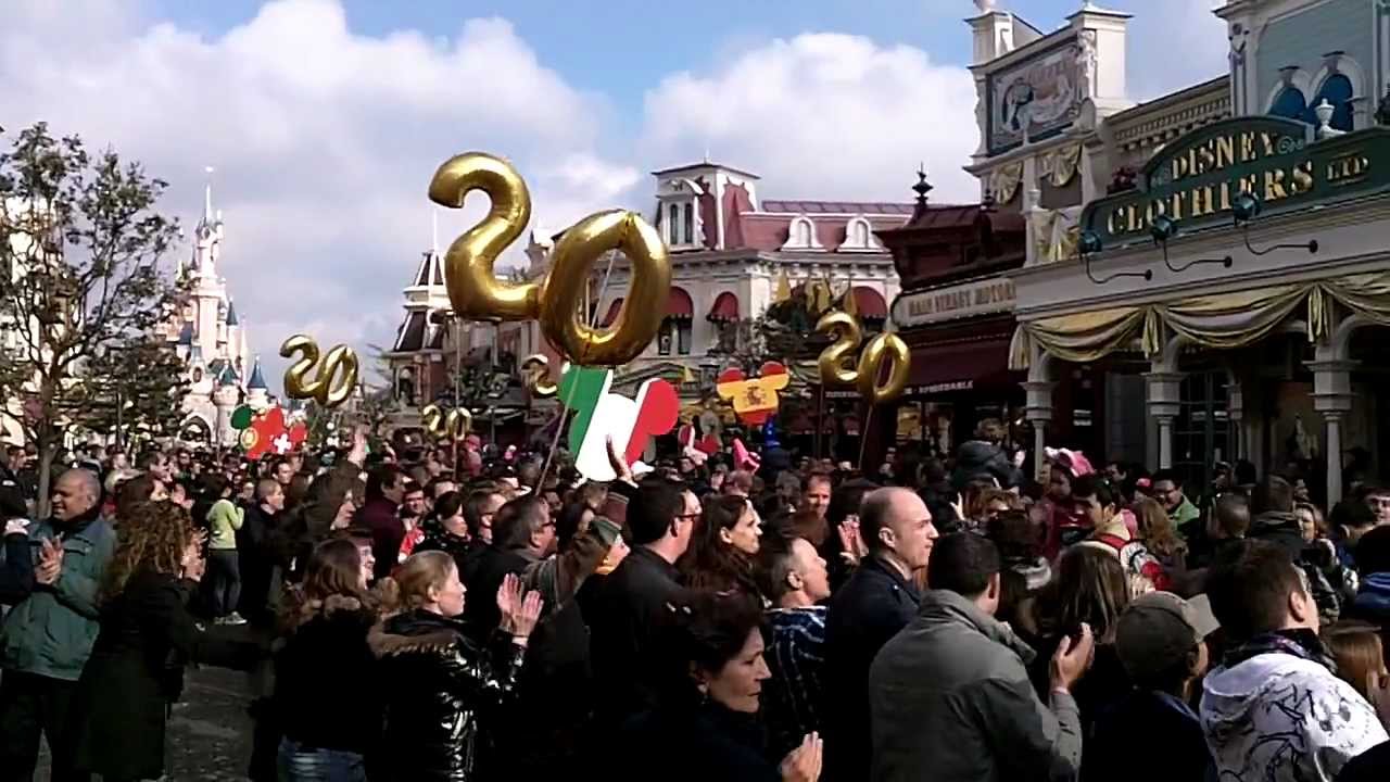 anniversaire de Disneyland Paris 20 ans le 12 avril 2012 20th anniversary