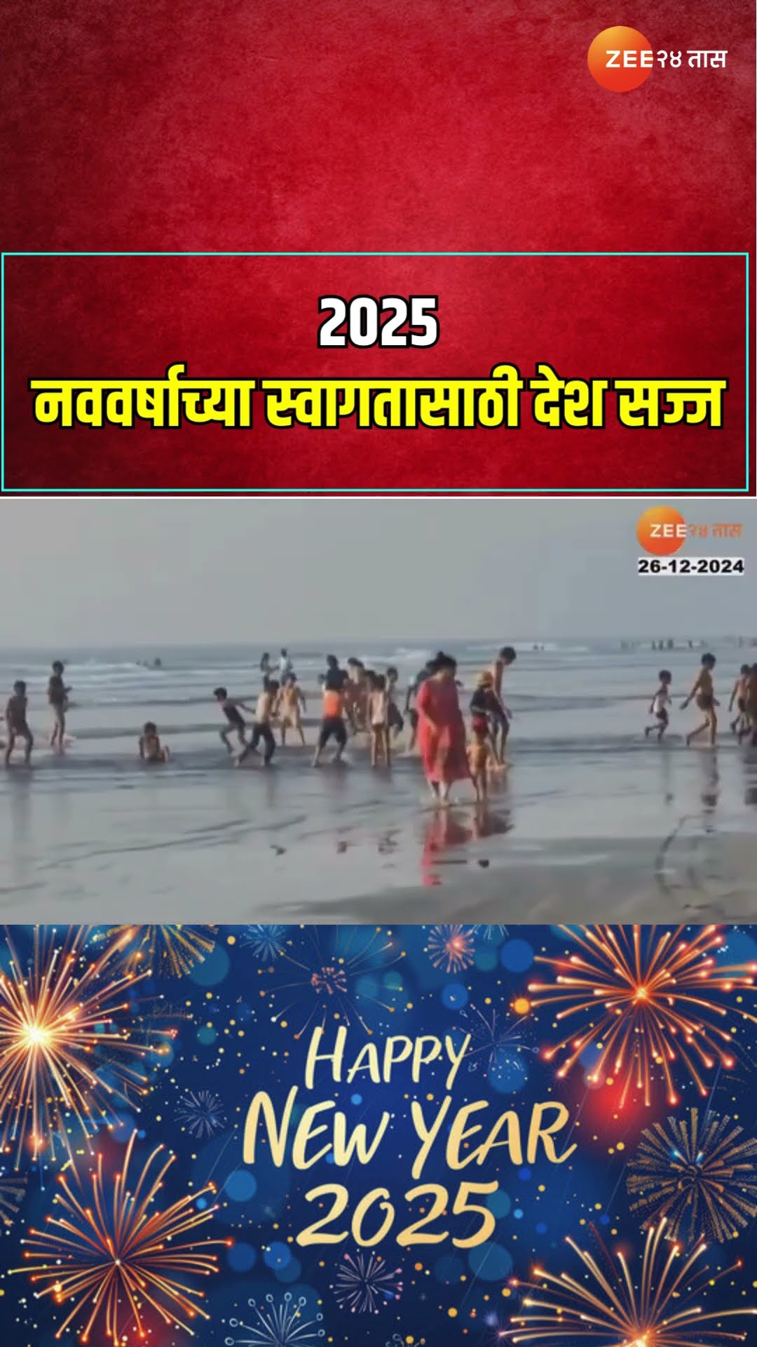 Welcome New Year 2025 | नववर्षाच्या स्वागतासाठी देश सज्ज