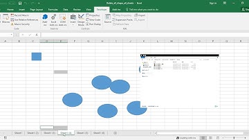VBA Excel Delete all shape in all sheets