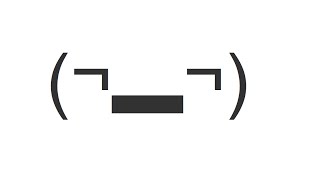 Looking askance face - Copy and Paste Text Art