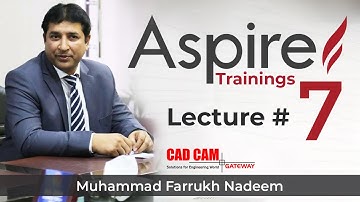 Vectric Aspire CAD CAM 2D Pattern Lecture 07 | Muhammad Farrukh Nadeem