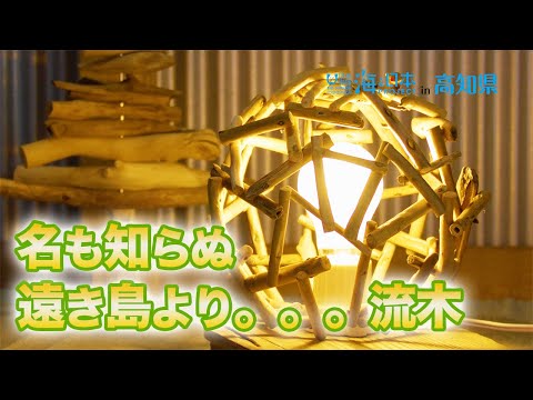 流木アートオブジェ　 「流線 - Ryusen -」 110cm 高知】世界に1つの流木アートを作ろう【流木】 日本財団 海と日本