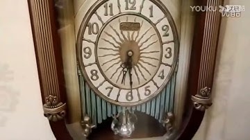 (Youku) Rhythm CMH701BR06 CTS Sundial with rotating pendulum [REUPLOAD]