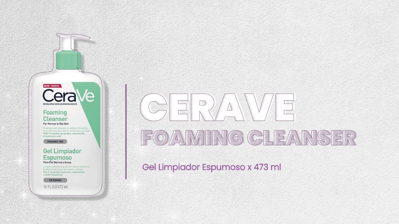 CERAVE Gel Limpiador Espumoso-Línea Estética 