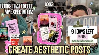 How to Create Bookish & Planner Content in Canva | How to Make Aesthetic Instagram Posts in Canva