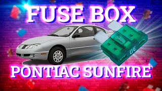 Pontiac Sunfire (1995-2005) fuse box diagrams