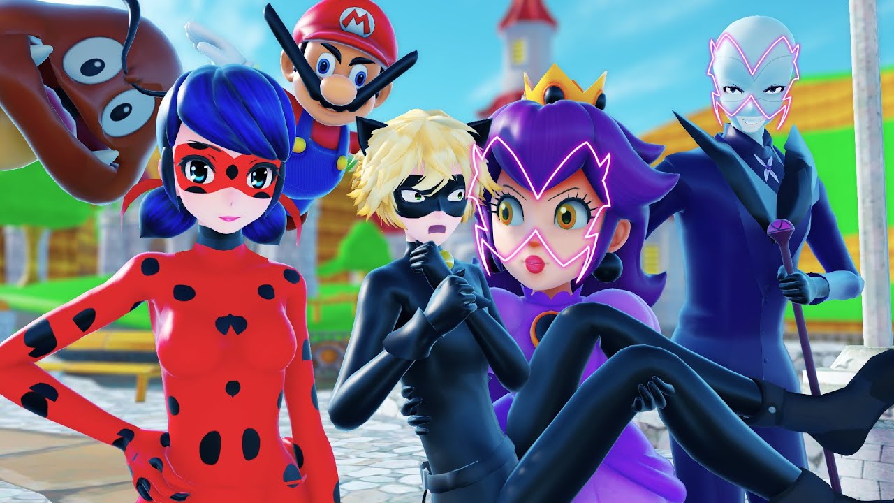 【MMD Miraculous】Ladybug in Super Mario【60fps】 - YouTube