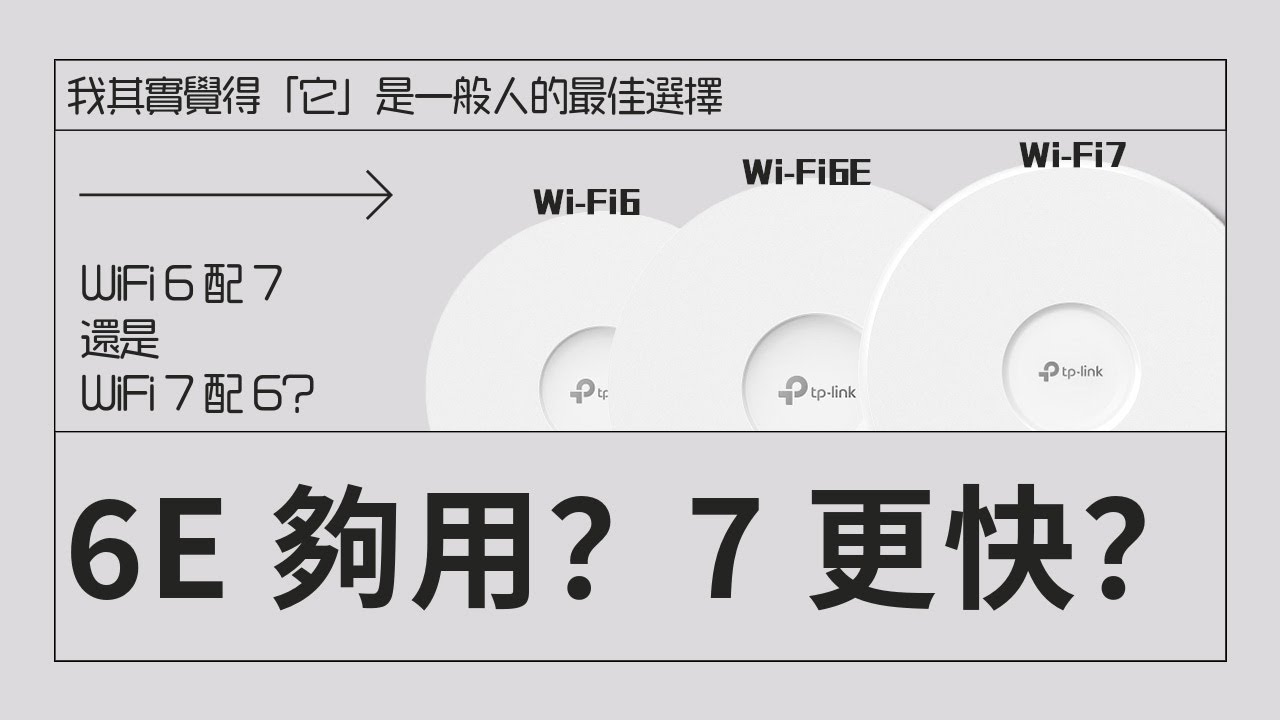 Wi-Fi 6 夠用？直上Wi-Fi 7？實測揭秘！ ft. TP-Link Omada (CC中字
