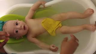 Eli loves bath time