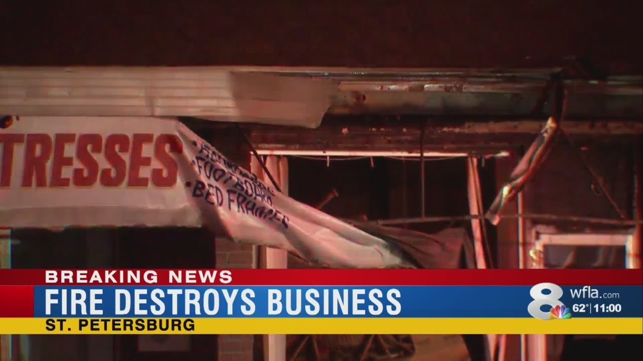 Fire at businesses along 49th Street in St. Pete