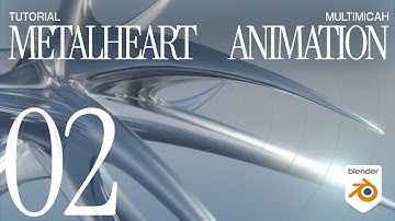 easy metalheart render | blender 4.0 tutorial