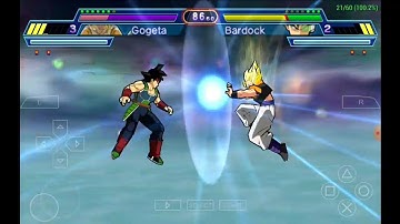 Super Gogeta vs Bardock Dragon Ball Z Shin Budokai 2
