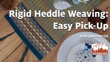 Learn To Weave Honeycomb Through The Schacht School of Textile Arts!