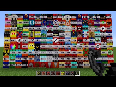 Minecraft: Amazing LUCKY TNT MOD (30+ TNT EXPLOSIVE) TOO MUCH MORE TNT MOD Part 1