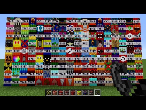 Minecraft: Amazing LUCKY TNT MOD (30+ TNT EXPLOSIVE) TOO MUCH MORE TNT MOD Part 1