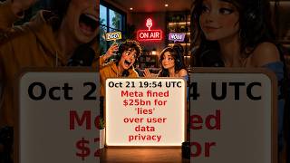 Meta fined $25bn for 'lies' over user data privacy | Nonstop NewsWave #Shorts