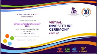 Virtual Investiture Ceremony AJI 7 - 12  (2021  2022)