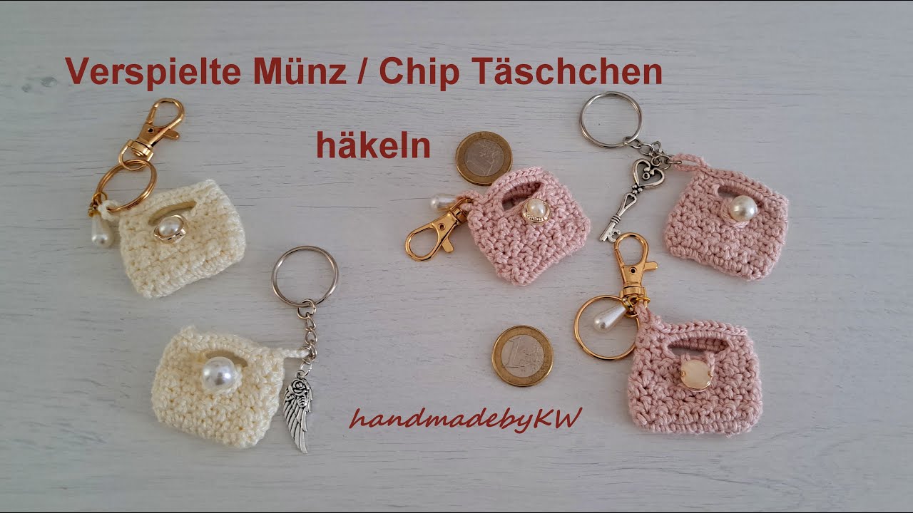 Verspielte Münz/ Chip Täschchen häkeln 