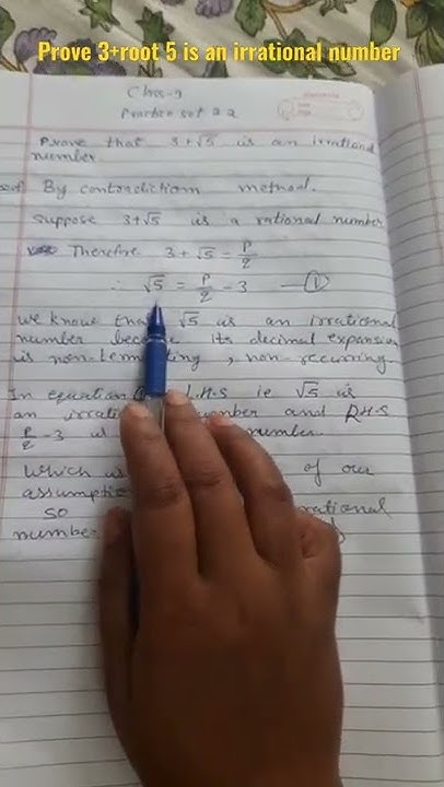 prove-that-3-root-5-is-an-irrational-number-youtubeshorts-viral